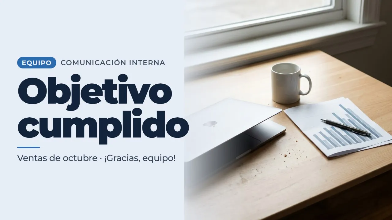 Pantalla de ejemplo: corporativo